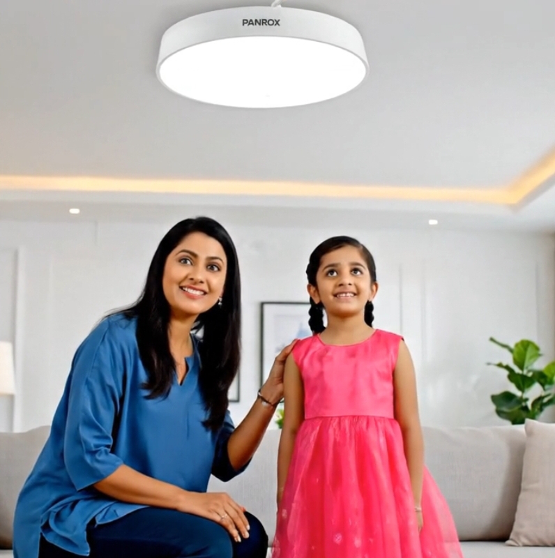 12 W Panel Light 12cm Rimless